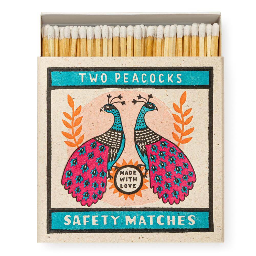 Archivist Two Peacocks Matches